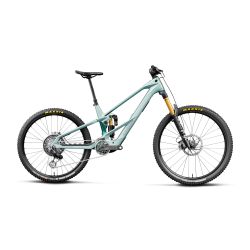 Orbea WILD LT M-LTD RS Mullet Avinox M2S (2027) - bicicletă electrică eMTB Enduro - Smooth Silver (Matt) - Escape Green C. View (Gloss)