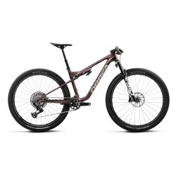 Orbea OIZ M10 AXS (2027) - bicicletă MTB XC full suspension - Burning Ashes C. View (Matt) - Ivory White (Gloss)