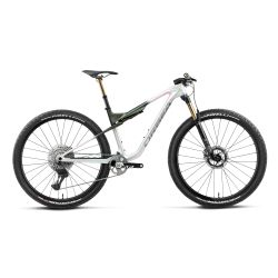 Orbea OIZ M-TEAM FACTORY (2027) - bicicletă MTB XC full suspension - Iris White - Seaweed Carbon View (Gloss)