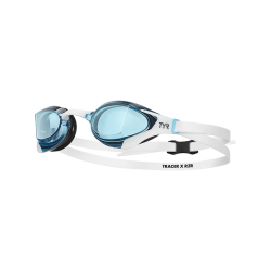 Ochelari înot TYR Tracer-X RZR Racing - albastru/alb | anti-fog
