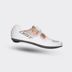 Pantofi ciclism șosea DMT KR0 EVO Superlight - alb-bronz