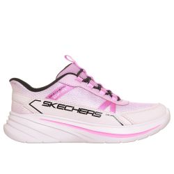 Pantofi sport Skechers Hands Free Slip-Ins Wave 92 Sparkle Sprint copii - roz deschis multicolor