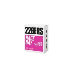 Baton energizant 226ers Race Day Bar Choco Bits, pachet 6x40g - ciocolata alba si capsuni