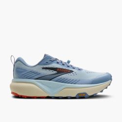Pantofi alergare trail Brooks Cascadia 20 damă - albastru pastel cu corai