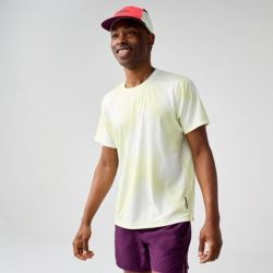Tricou alergare Brooks Dash Short Sleeve Printed bărbați - galben