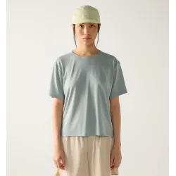 Tricou crop Haglöfs L.I.M Delta Crop Tee damă - verde