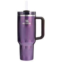 Pahar termoizolant Stanley Quencher H2.0 Fluted cu pai 0,88 L - mov (Wisteria)