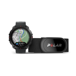 Polar - ceas sport inteligent - Grit X2 Pro - black I black - pachet cu H10