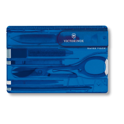 Victorinox - Swiss Card - albastru transparent