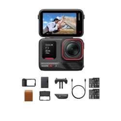 Cameră de acțiune Insta360 Ace Pro 2 Flash Print Bundle - Midnight Black