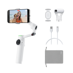 Stabilizator smartphone Insta360 Flow 2 Pro AI Tracker Bundle - alb Arctic White