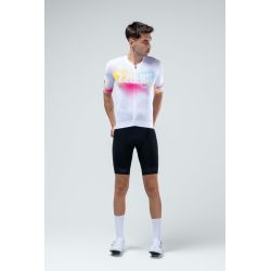 Tricou ciclism Gobik CX Pro 4.0 Hydrazero - alb multicolor