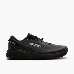 Pantofi alergare trail Brooks Divide 6 GTX bărbați - negru cu bleu