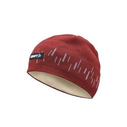 Căciulă Craft ADV Nordic Training Merino Hat - roșu cărămiziu (dk astro)