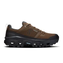 Pantofi hiking On Cloudrock Low WP - impermeabili trail - Earth | Black
