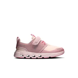 Pantofi sport copii On Cloud Play 2 - gri Zephyr | roz Camellia