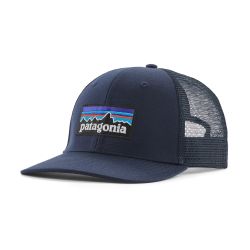Șapcă Patagonia P-6 Logo Trucker Hat - albastru deschis