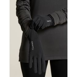 Mănuşi alergare Craft Essence - negre | compatibile touchscreen