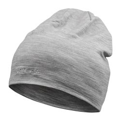Căciulă alergare Craft Essence Wool Hat - gri | lână merinos