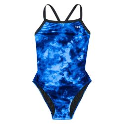 Costum înot întreg TYR Diamondfit - albastru | rezistent clor, mărime 24