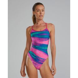 Costum înot întreg femei TYR Durafast Elite - Plasma | rezistent clor