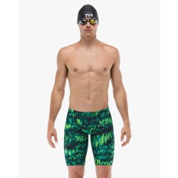 Jammer înot bărbați TYR Durafast Lite Seismo - verde | rezistent clor