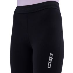 Colanți alergare termici femei CEP Core Run Thermal Tights - negru | compresie ușoară