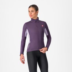 Geacă ciclism femei Castelli Entrata 2 W Jacket - night shade/purple mist | Polartec® AirCore™