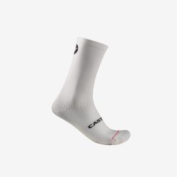 Șosete ciclism iarnă Castelli Scorpion Logo 20 Thermal - alb | PrimaLoft®
