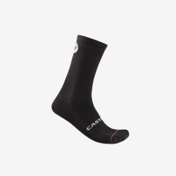 Șosete ciclism iarnă Castelli Scorpion Logo 20 Thermal - negru | PrimaLoft®