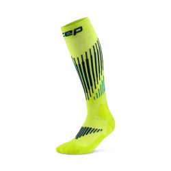 Șosete compresie schi de tură CEP Ski Touring Merino 3.0 - lime/albastru | compresie schi