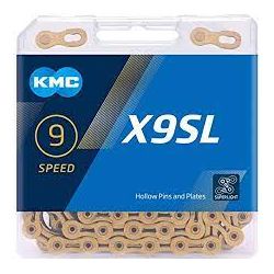Lanț Kmc X9Sl auriu 1/2x11/128 116L