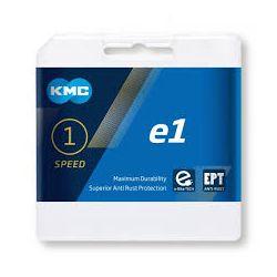 Lanț Kmc E1 singlespeed e-bike 1/2 x 3/32 110L argintiu