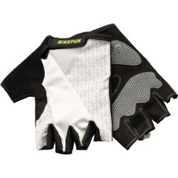 Mănuși Bikefun Duke scurt M alb