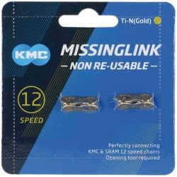 Lanț Kmc Missinglink cu patent 11/128 12 speed 2 buc/pachet