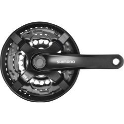 Angrenaj Pedalier SHIMANO Tourney FC-TY501 - 3x6/7/8 Viteze, 170mm, 48-38-28T w/CG