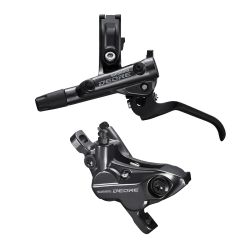 Frana Disc Hidraulica SHIMANO Deore BL-M6100 (L) + BR-M6120 (F) | Placute Resin