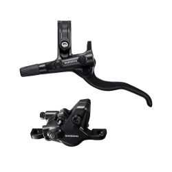 Frana Disc Hidraulica SHIMANO BL-M4100 (L) + BR-MT410 (F) | Placute Resin