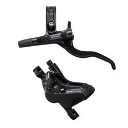 Frana Disc Hidraulica SHIMANO BL-M4100 (L) + BR-MT420 (F) | Placute Resin