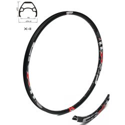 Janta CROSSER X11 28/29 32H - Black | capsata