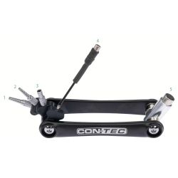 Multitool Rutare Cabluri prin Cadru CONTEC - Black/Silver