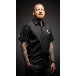 Cămașă Merida Brand scurt guler negru