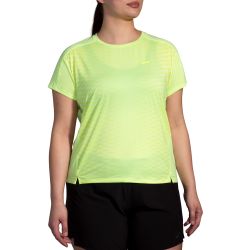Brooks Sprint Free Short Sleeve 2.0 W – Tricou de alergare ultraușor - Galben