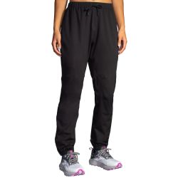 Brooks High Point Waterproof Pant W – Pantaloni impermeabili de alergare trail - Negru