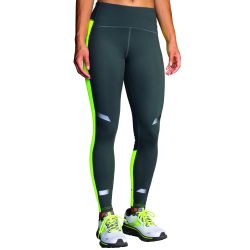 Brooks Run Visible Tight W – Colanți de alergare reflectorizanți, căptușiți - Negru