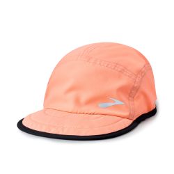 Brooks Lightweight Packable Hat 2.0 – Pălărie de alergare ușoară, pliabilă - Portocaliu