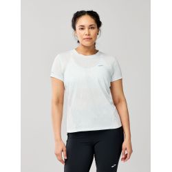 Brooks Sprint Free Short Sleeve 3.0 W – Tricou de alergare ultraușor - Alb