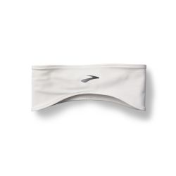 Brooks Luxe Thermal Headband – Bentiță termică de alergare - Alb