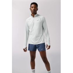 Brooks Dash 1/4 Zip 3.0 – Bluză de alergare cu fermoar scurt - Gri
