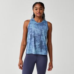 Brooks Dash Tank Printed W – Maiou de alergare cu imprimeu - Albastru